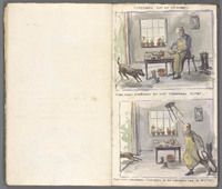 KT 1985 026
<br/>
Schetsboek 'Rara wat is dat'
<br/>
<em>Graaf, Frederik de (1871-1930)</em>